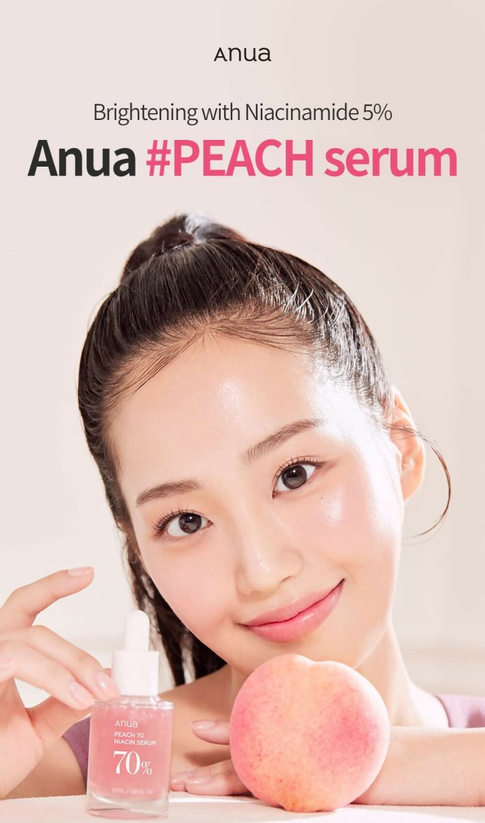 Anua Peach 70% Niacinamide Serum Brightening Hydrating Face Serum, Reducing Melanine Daily Clean Beauty - Korean Skincare  Grab2Buy Anua Grab2Buy