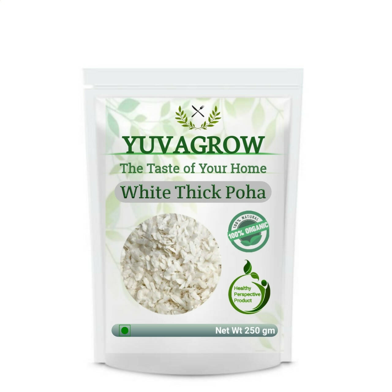 Yuvagrow White Thick Poha - Grab2buy