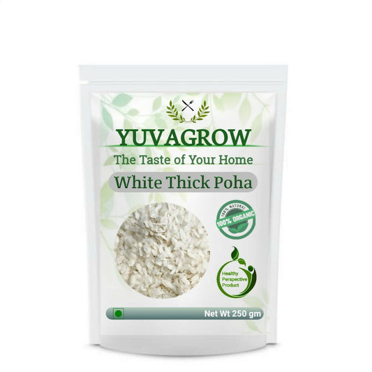 Yuvagrow White Thick Poha - Grab2buy
