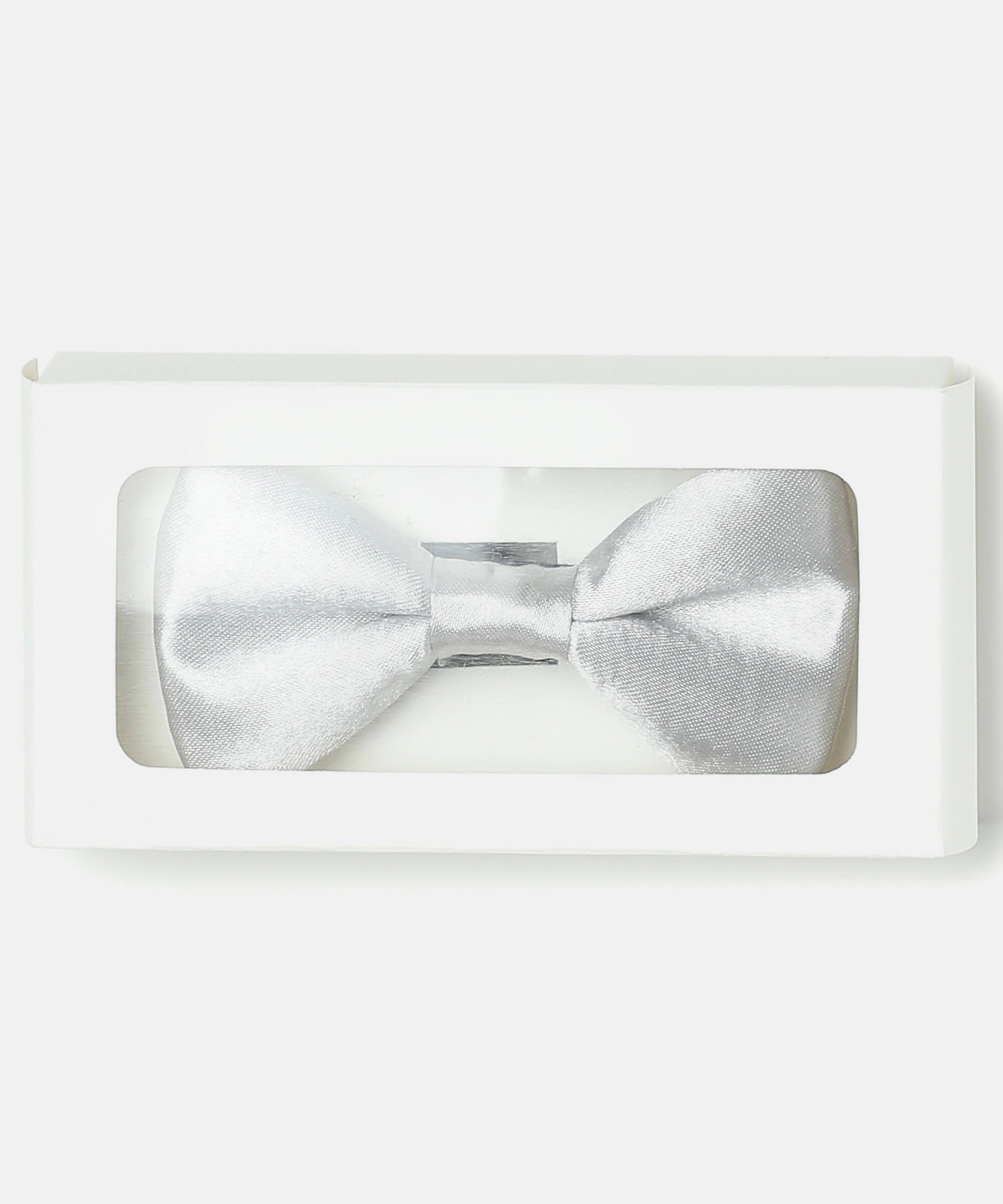 Manet Boys Solid Single Layer Bow - Silver