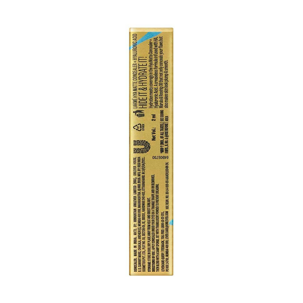 Lakme 9 To 5 Hya Matte Liquid Concealer - Cinnamon