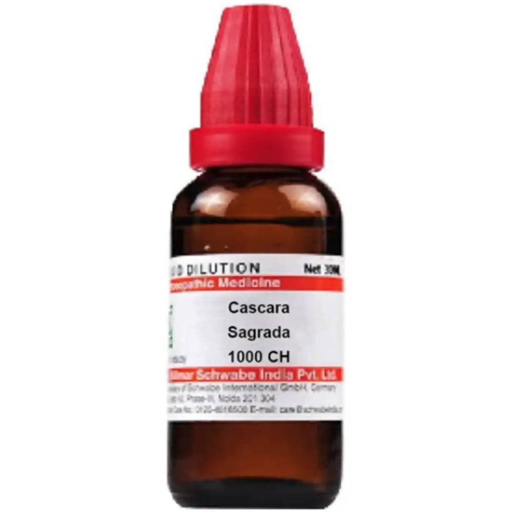 Dr. Willmar Schwabe India Cascara Sagrada Dilution 