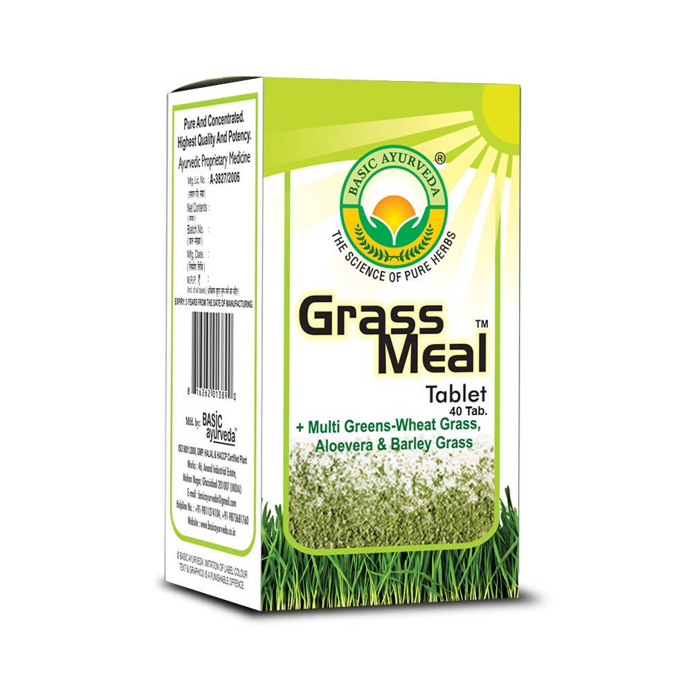 Basic Ayurveda Grass Meal Tablets  Grab2Buy Basic Ayurveda Grab2Buy