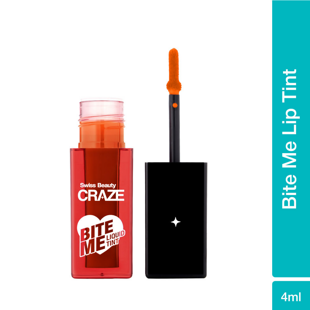 Swiss Beauty Craze Bite Me Liquid Tint - 1 Juicy Peach 