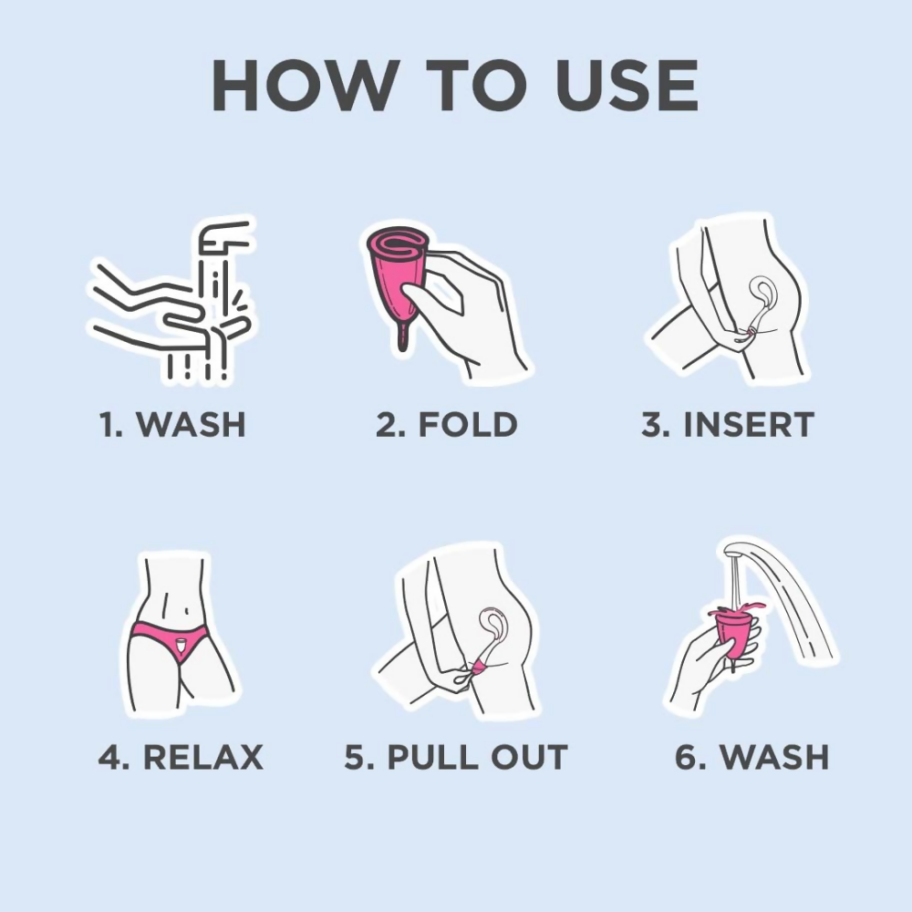Pee Safe Menstrual Cups For Women With Pouch And Menstrual Cup Wash