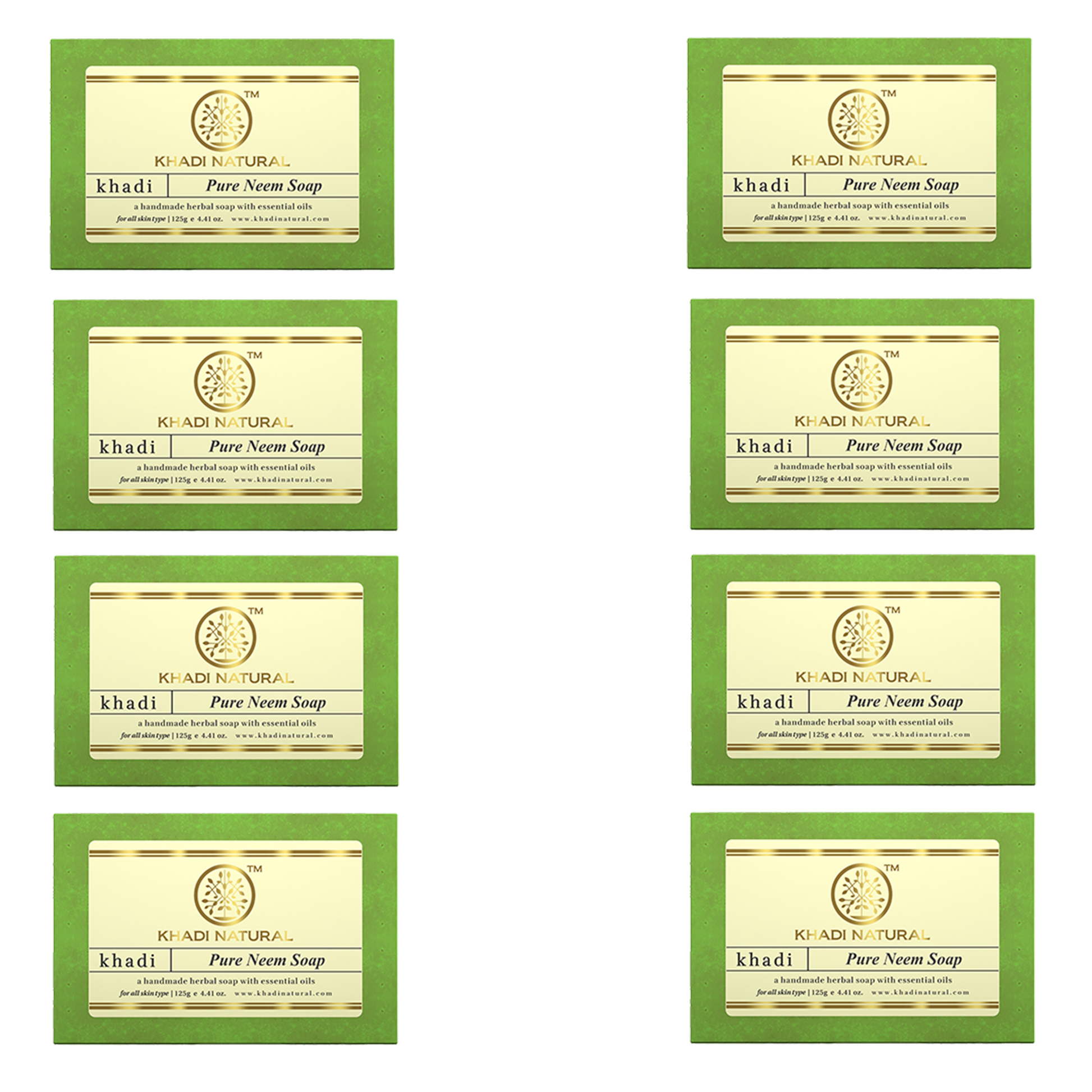Khadi Natural Pure Neem Soap - 125gm 