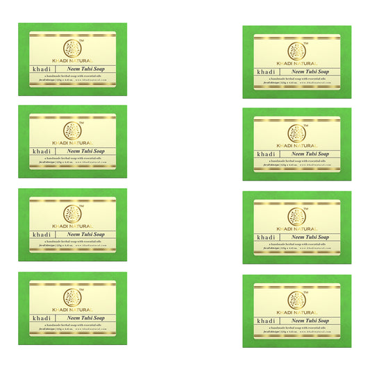 Khadi Natural Neem-Tulsi Soap Combo Pack Of 8 – 125gm Each 