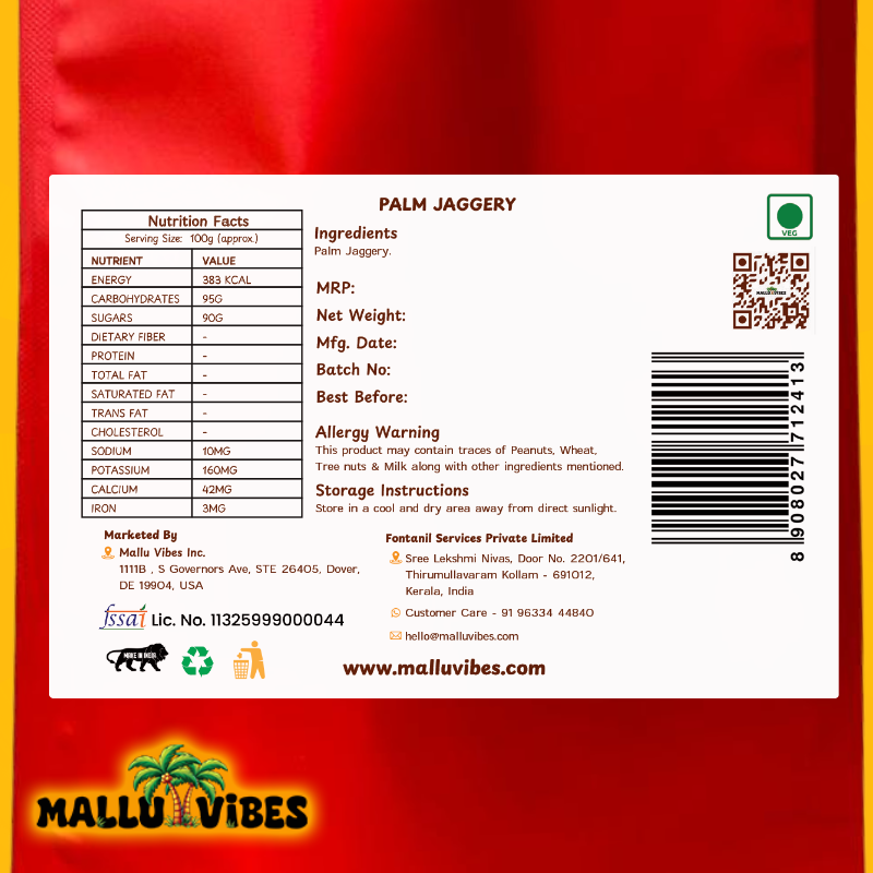 Mallu Vibes Palm Jaggery 
