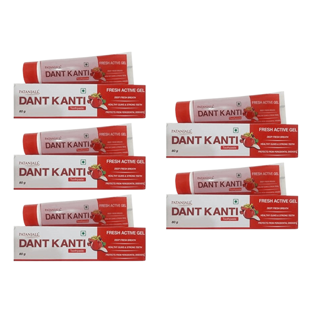 Patanjali Dant Kanti Fresh Active Gel (80 GM) 