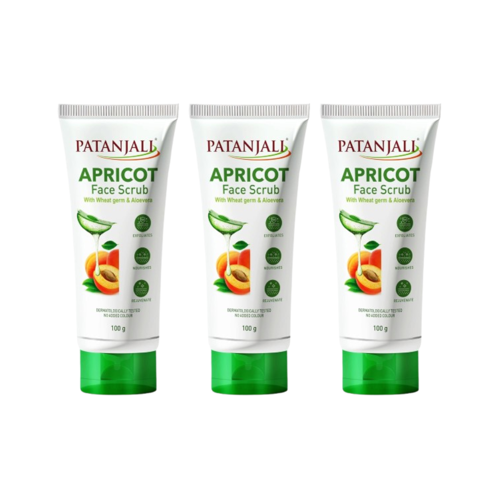 Patanjali Apricot Face Scrub 