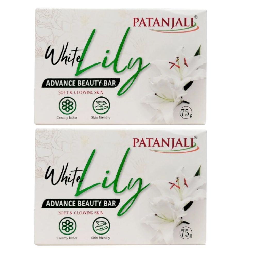 Patanjali White Lily Advance Beauty Bar 