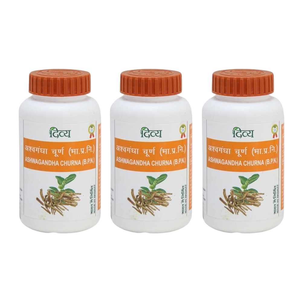 Patanjali Ashwagandha Churna | Pure Ashwagandha Root Powder for Stress & Strength 