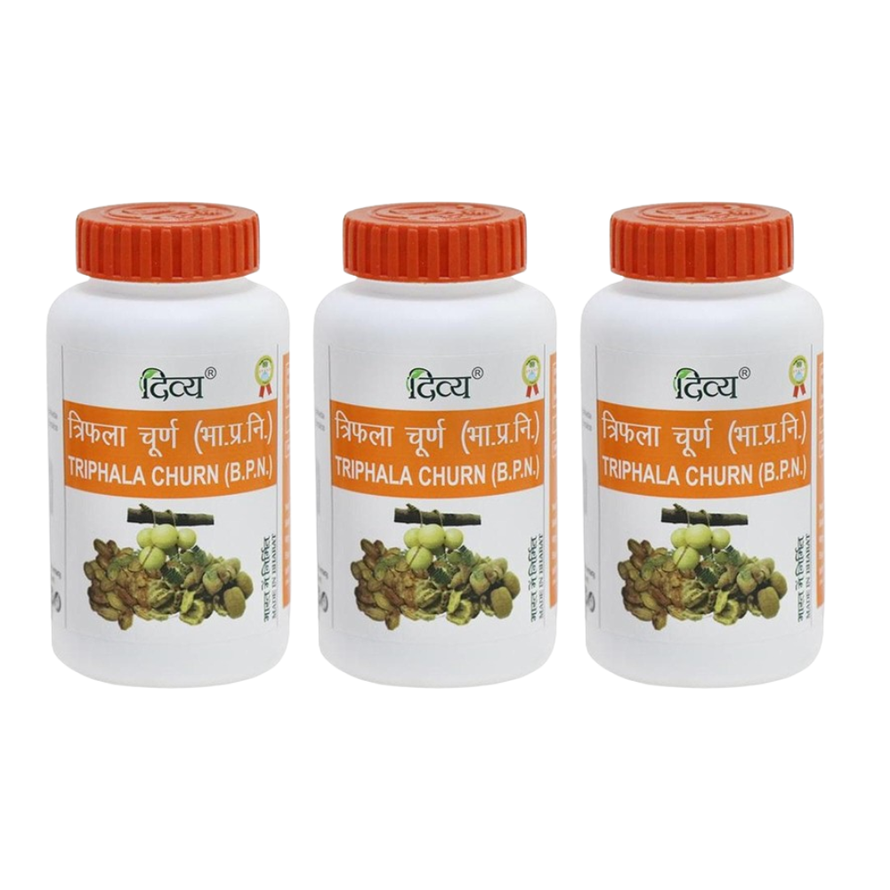 Patanjali Triphala Churna | Ayurvedic Digestive & Detox Powder with 3 Fruits 