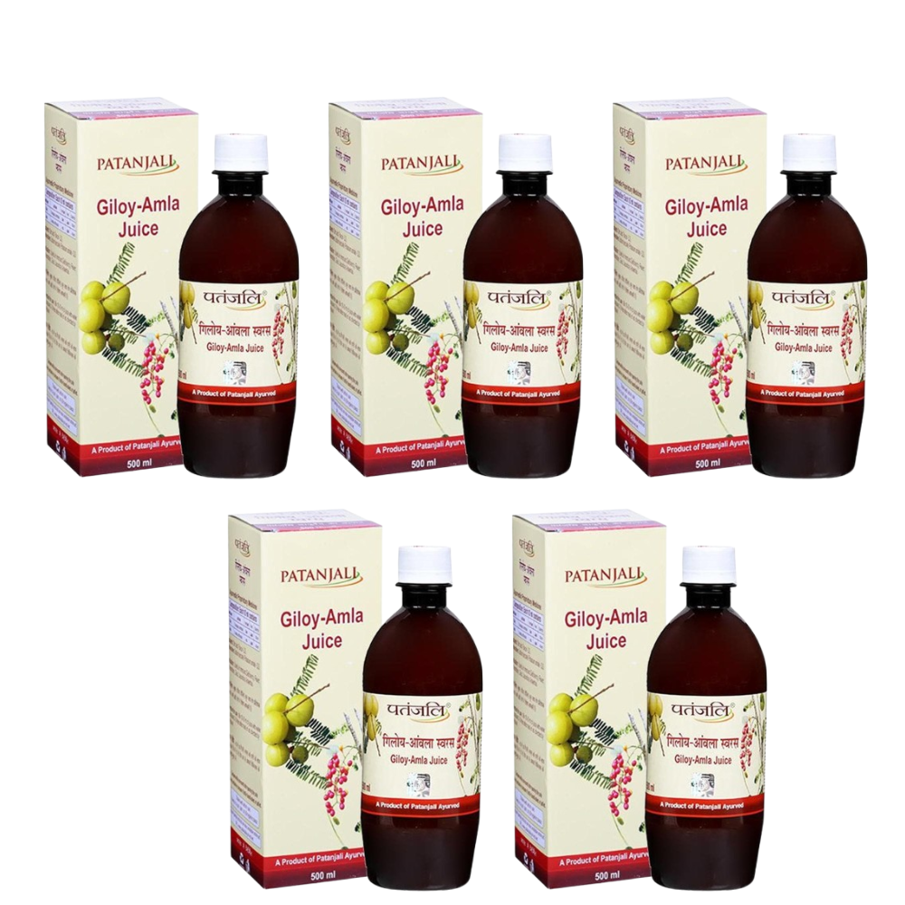 Patanjali Giloy Amla Juice | Ayurvedic Immunity & Detox Drink 
