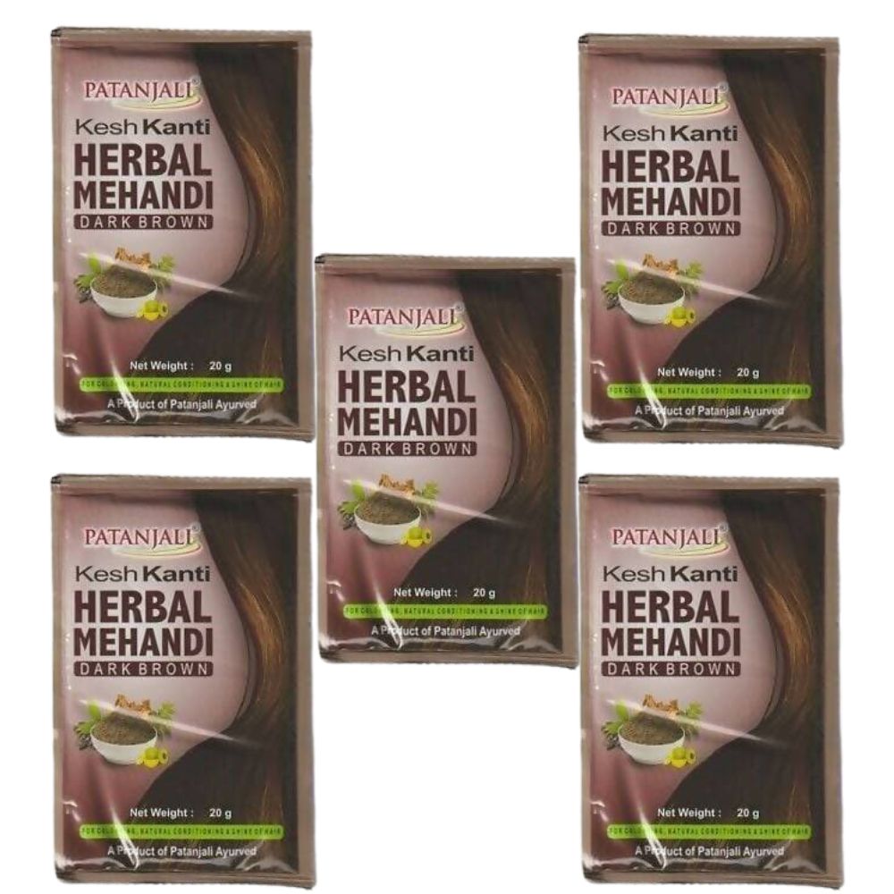 Patanjali Kesh Kanti Herbal Mehandi Dark Brown 