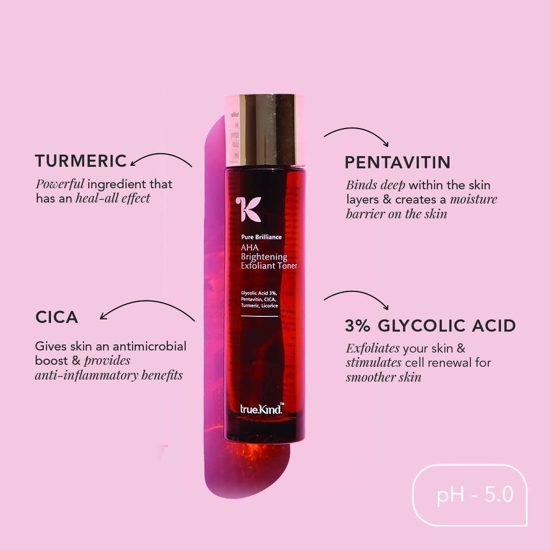 True Kind AHA Brightening Exfoliant Toner  Grab2Buy True Kind Grab2Buy