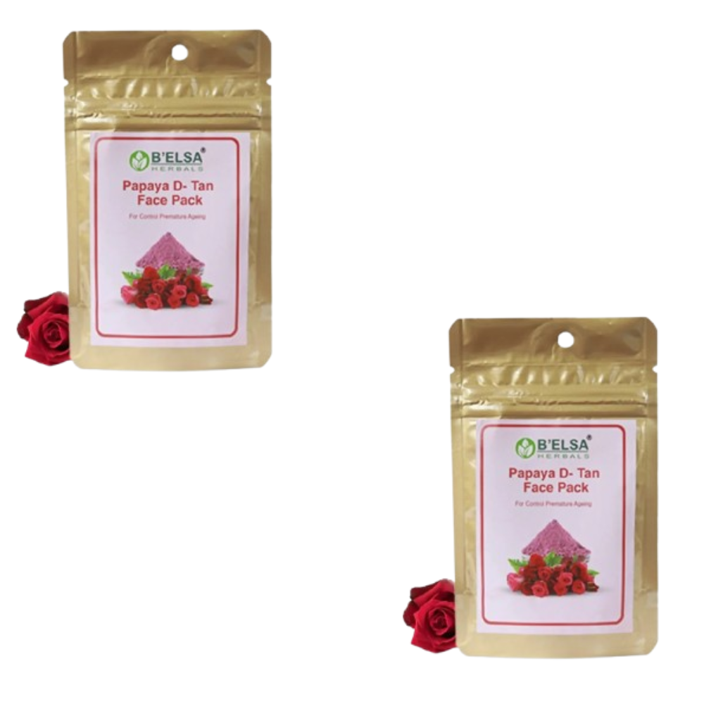 Belsa Herbals Organic Premature Aging Control Rose Face Pack 