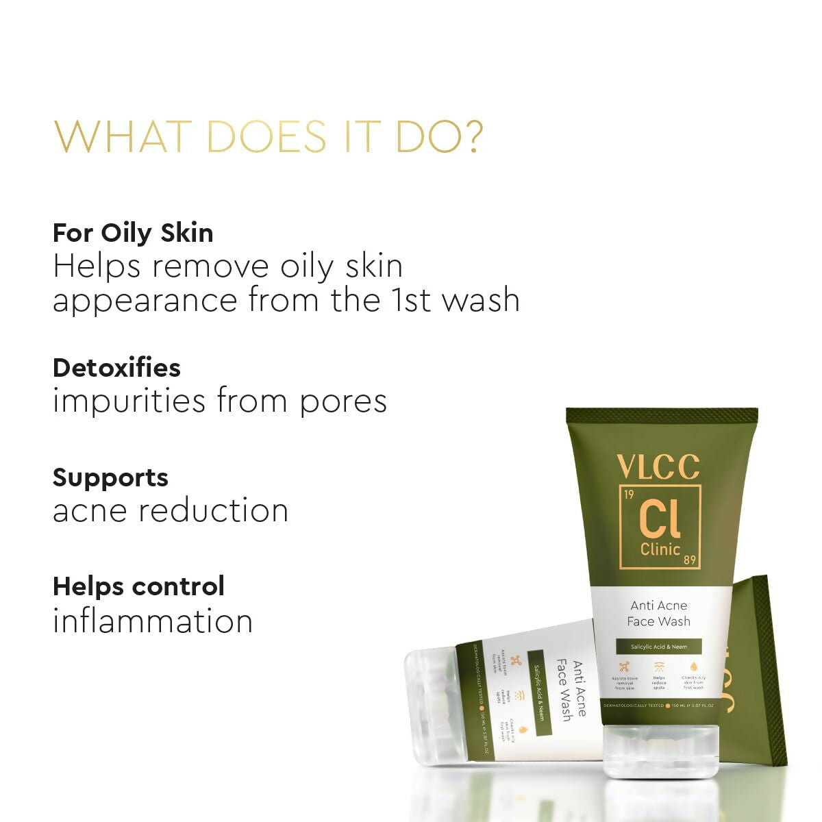 VLCC Clinic Anti Acne Face Wash  Grab2Buy VLCC Grab2Buy