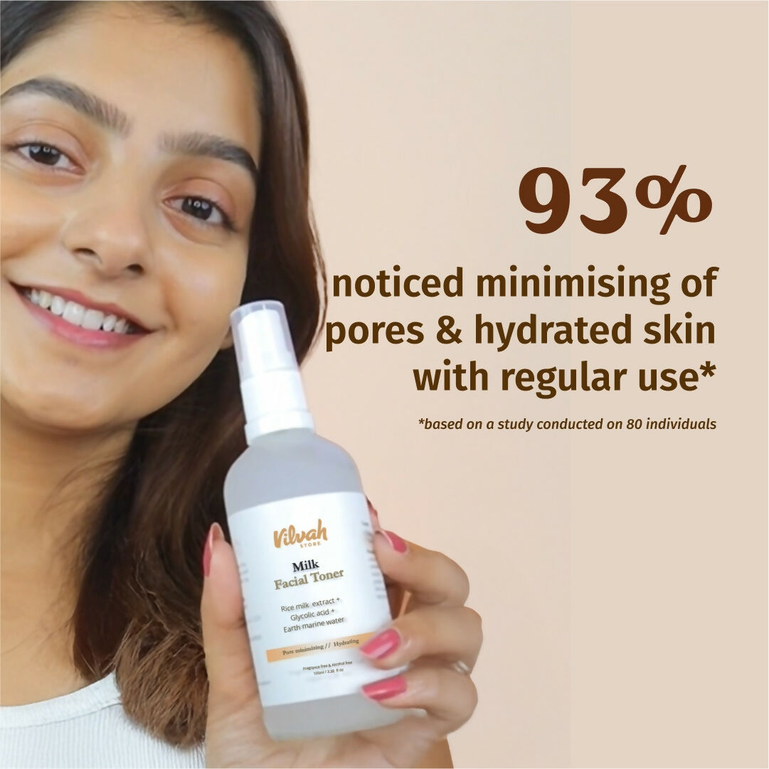 Vilvah Store Milk Face Toner (Earth marine water - Pore minimise)  Grab2Buy Vilvah Store Grab2Buy