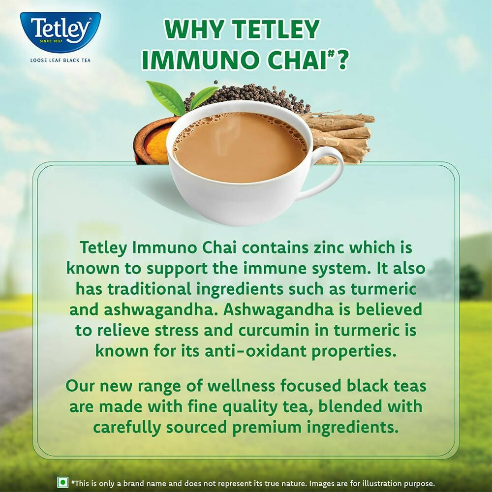 Tetley Immuno Chai Loose Leaf Flavoured Black Tea - Grab2buy