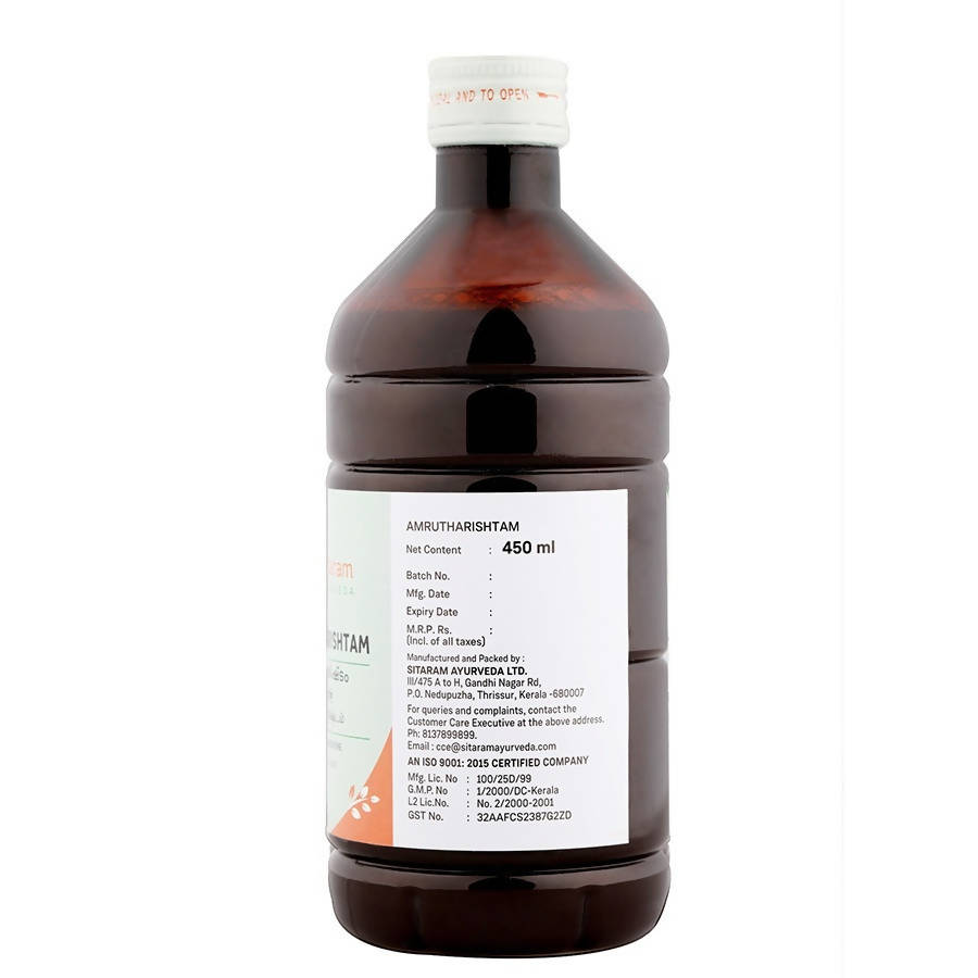 Sitaram Ayurveda Amrutharishtam Syrup 