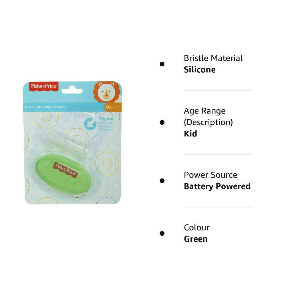 Fisher Price Silicone Baby Finger-Brush 