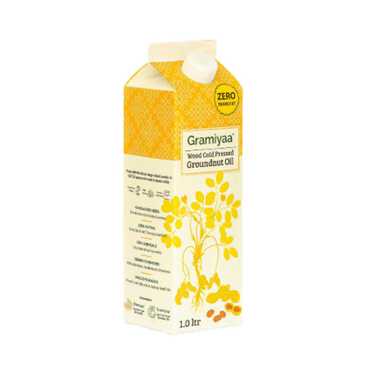 Gramiyaa Wood Cold Pressed Groundnut Oil - Grab2buy