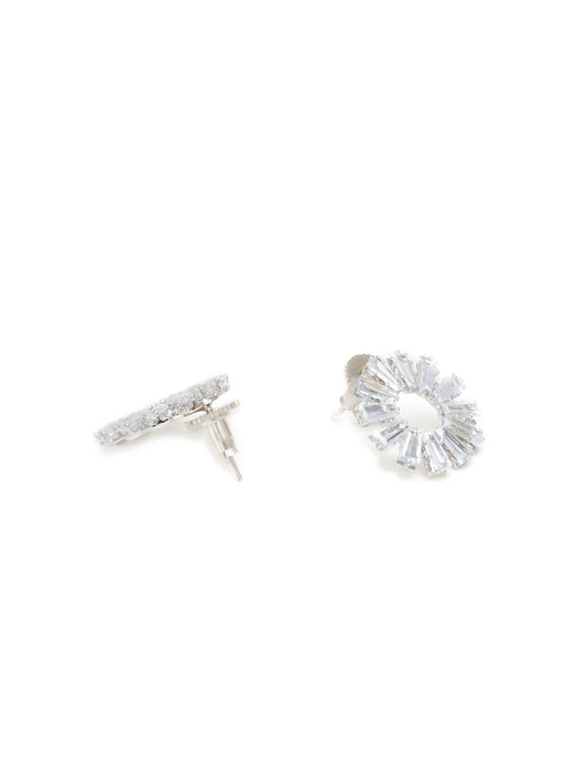 stone stud (white) - Ruby Raang