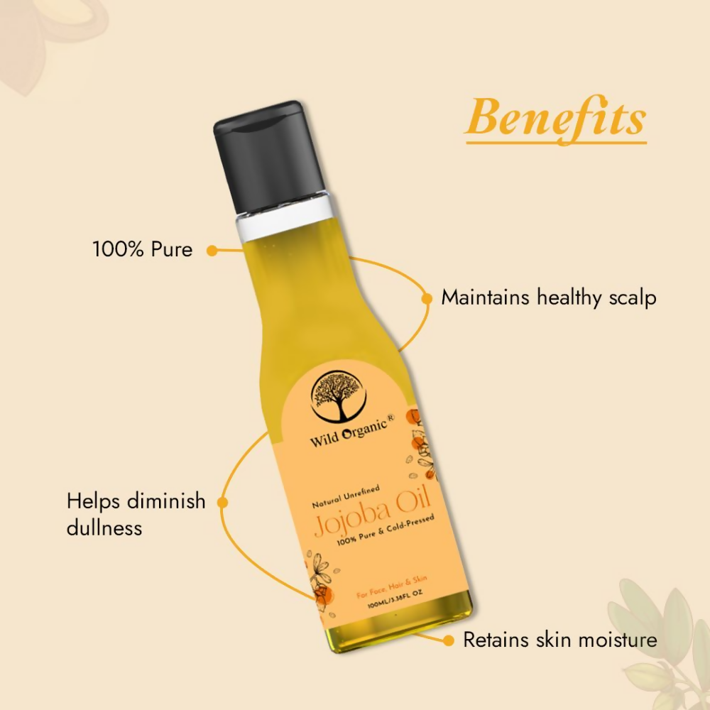 Wild Organic Cold Pressed Unrefined Jojoba Oil  Grab2Buy Wild Organic Grab2Buy