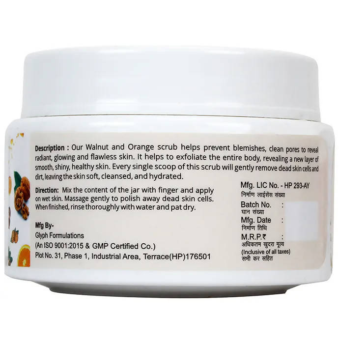 Globus Naturals Walnut & Orange Face & Body Scrub 