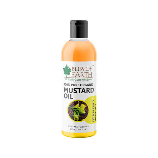 Bliss of Earth 100% pure Organic Mustard Oil - Grab2buy