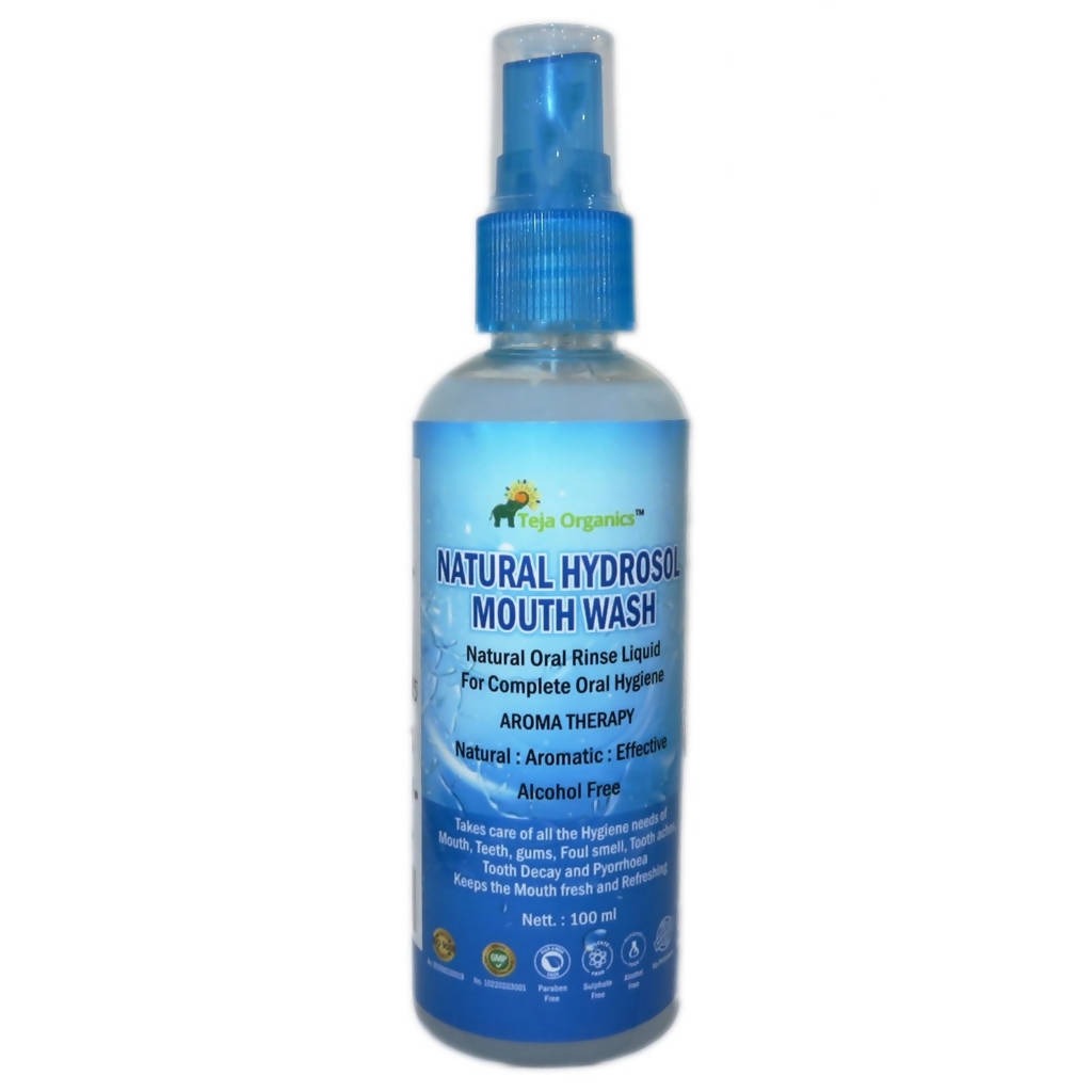 Teja Organics Natural Hydrosol Mouth Wash  Grab2Buy Teja Organics Grab2Buy