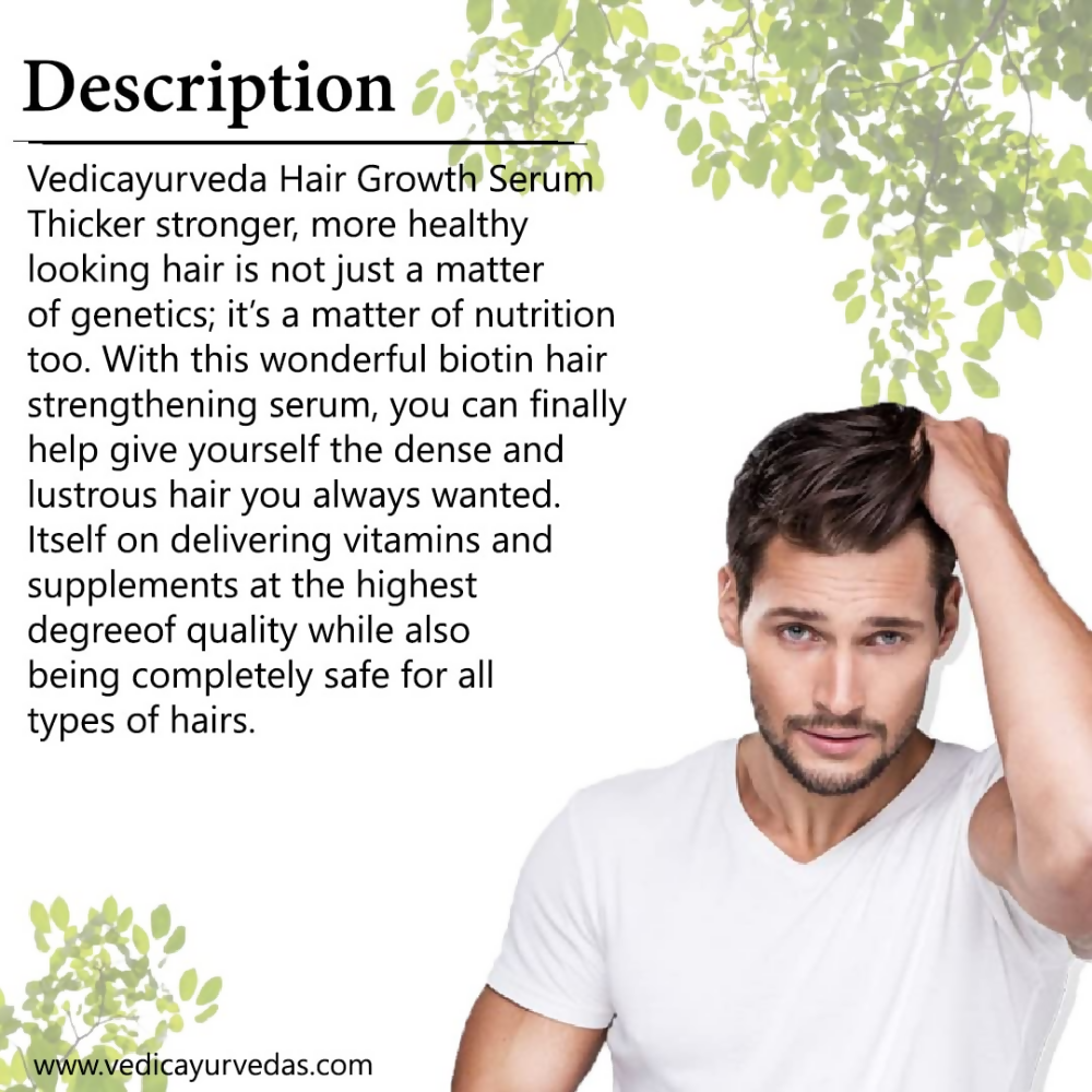 VedicAyurveda Hair Restore+ Serum Hair Growth Serum  Grab2Buy VedicAyurveda Grab2Buy