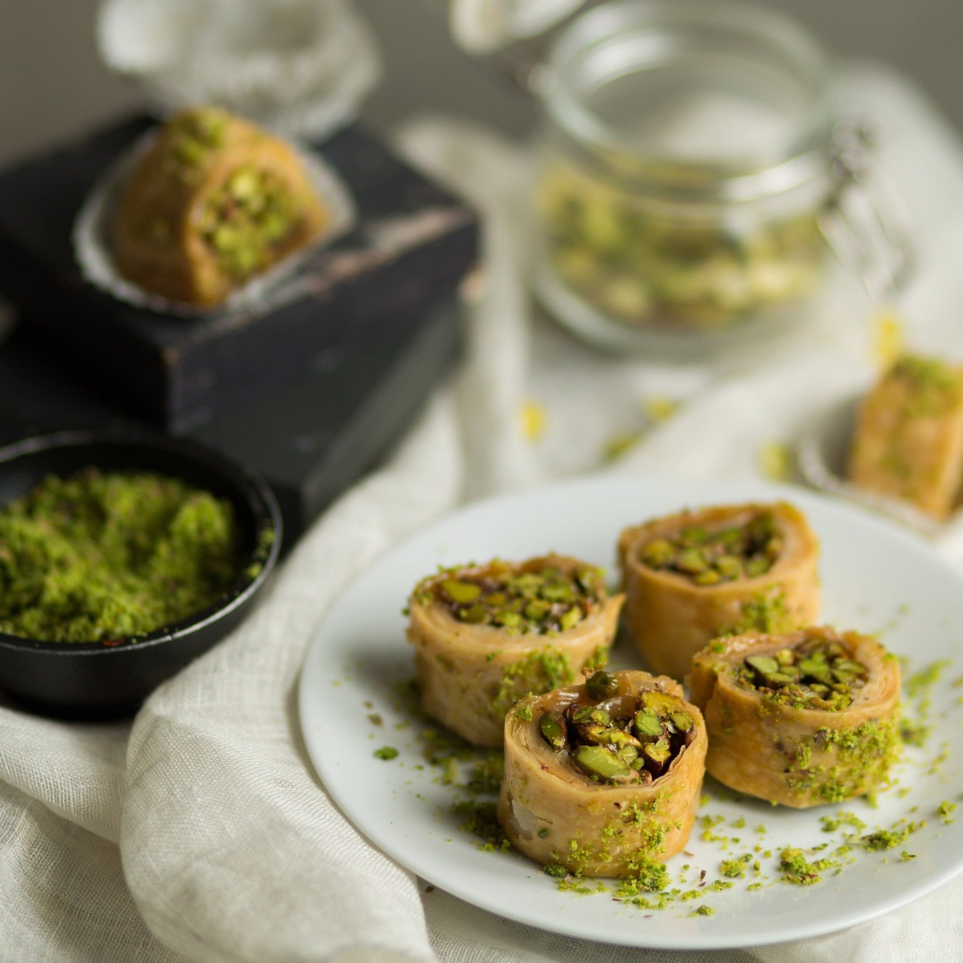 Almond House Pistachio Turkish Roll 