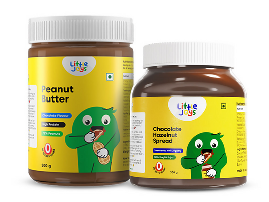 Little Joys Peanut Butter + Chocolate Hazelnut Spread Combo