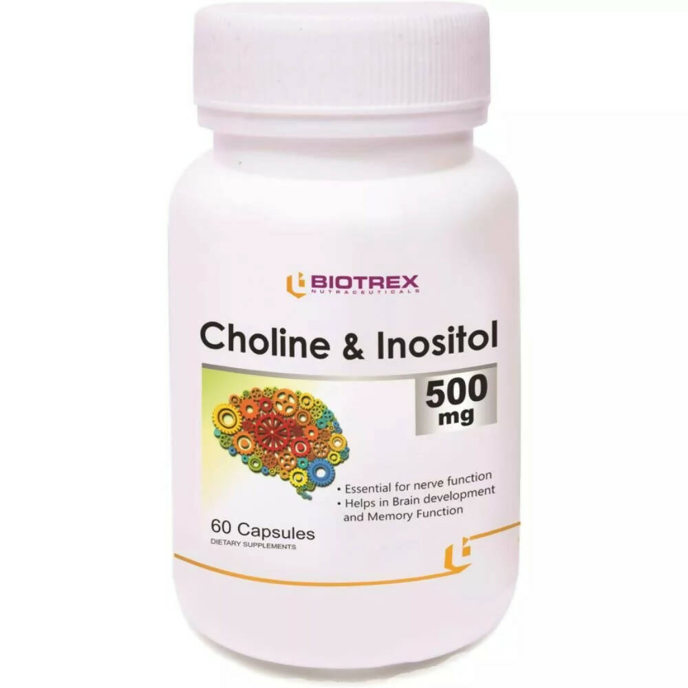 Biotrex Choline And Inositol 500Mg Capsules - Grab2buy