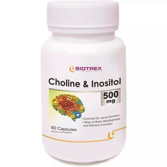 Biotrex Choline And Inositol 500Mg Capsules - Grab2buy
