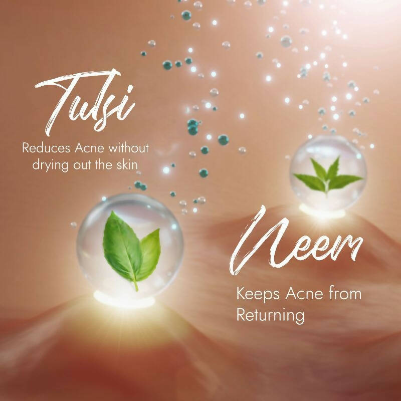 Kapiva Ayurveda Skin Rituals Acne Control Tulsi Face Wash - Grab2buy