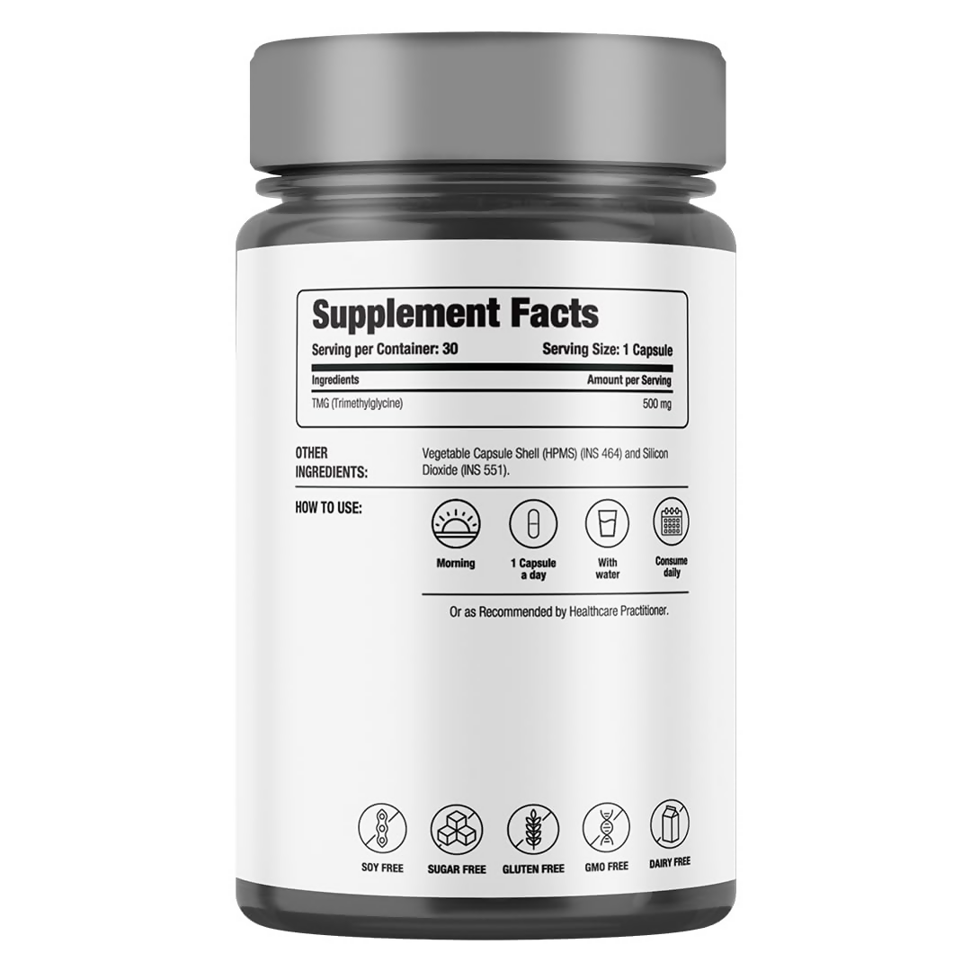 Decode Age TMG 98% Pure Trimethylglycine (TMG) Supplements Capsules Genie India