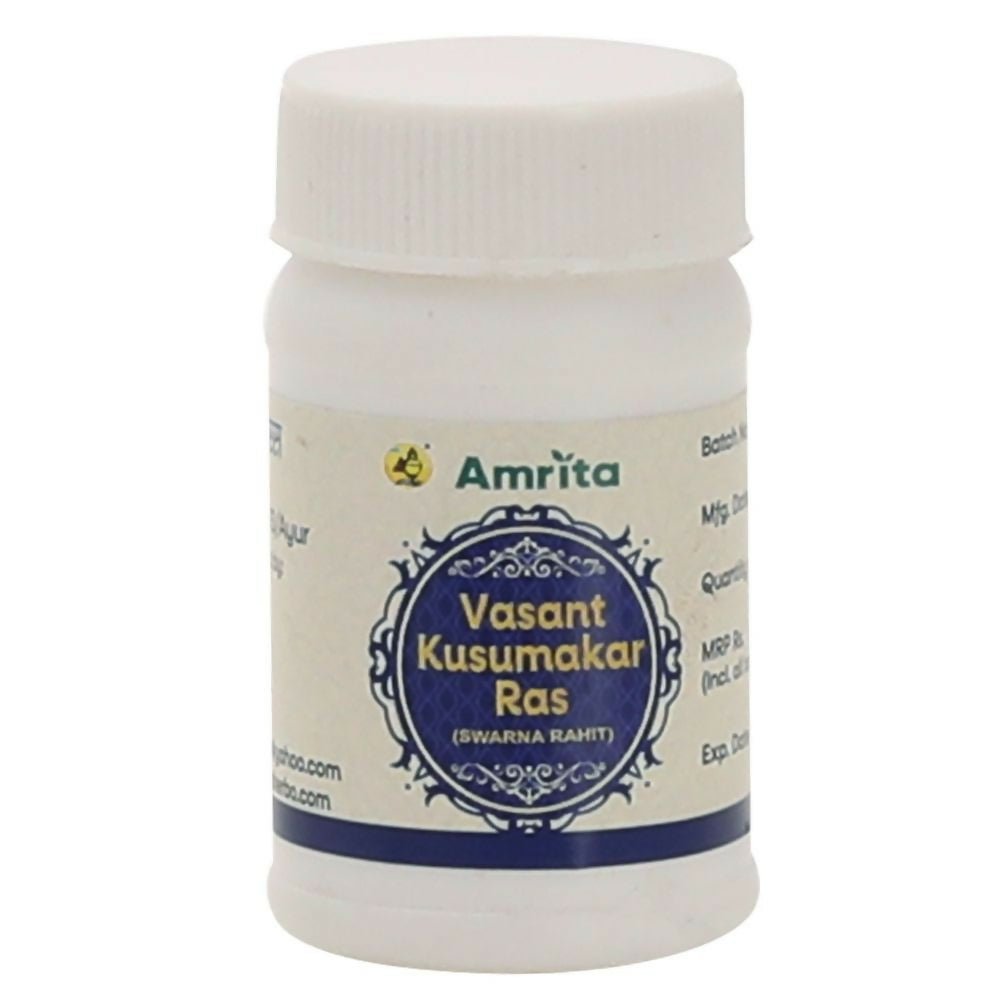Amrita Vasant Kusumakar Ras (Swarna Rahit) Tablets 