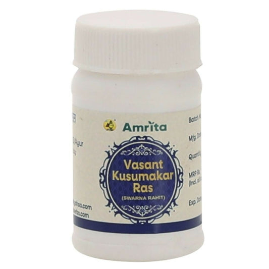 Amrita Vasant Kusumakar Ras (Swarna Rahit) Tablets 