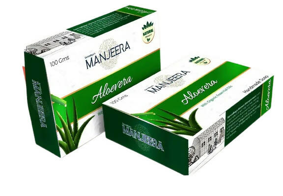 Manjeera Aloe Vera Hand Made Soap 