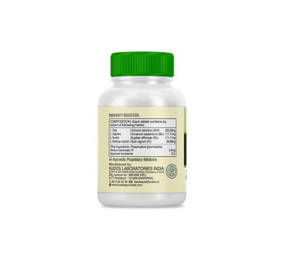 Kudos Ayurveda Nature's Defence Ayush Kwath Tablets 