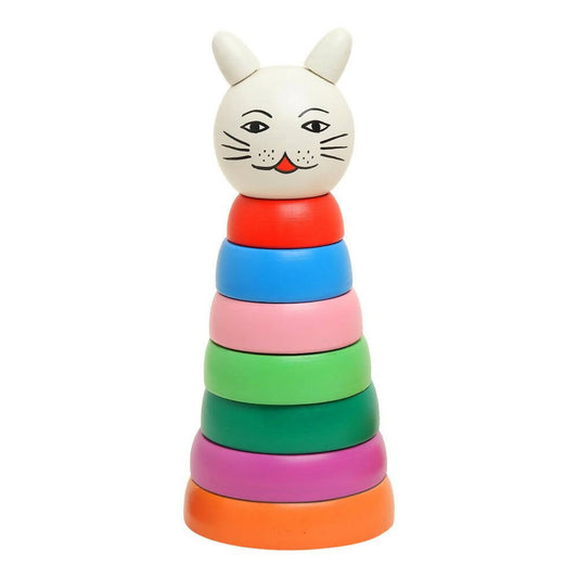 Matoyi Wooden Rainbow Cat Stacker - Grab2buy