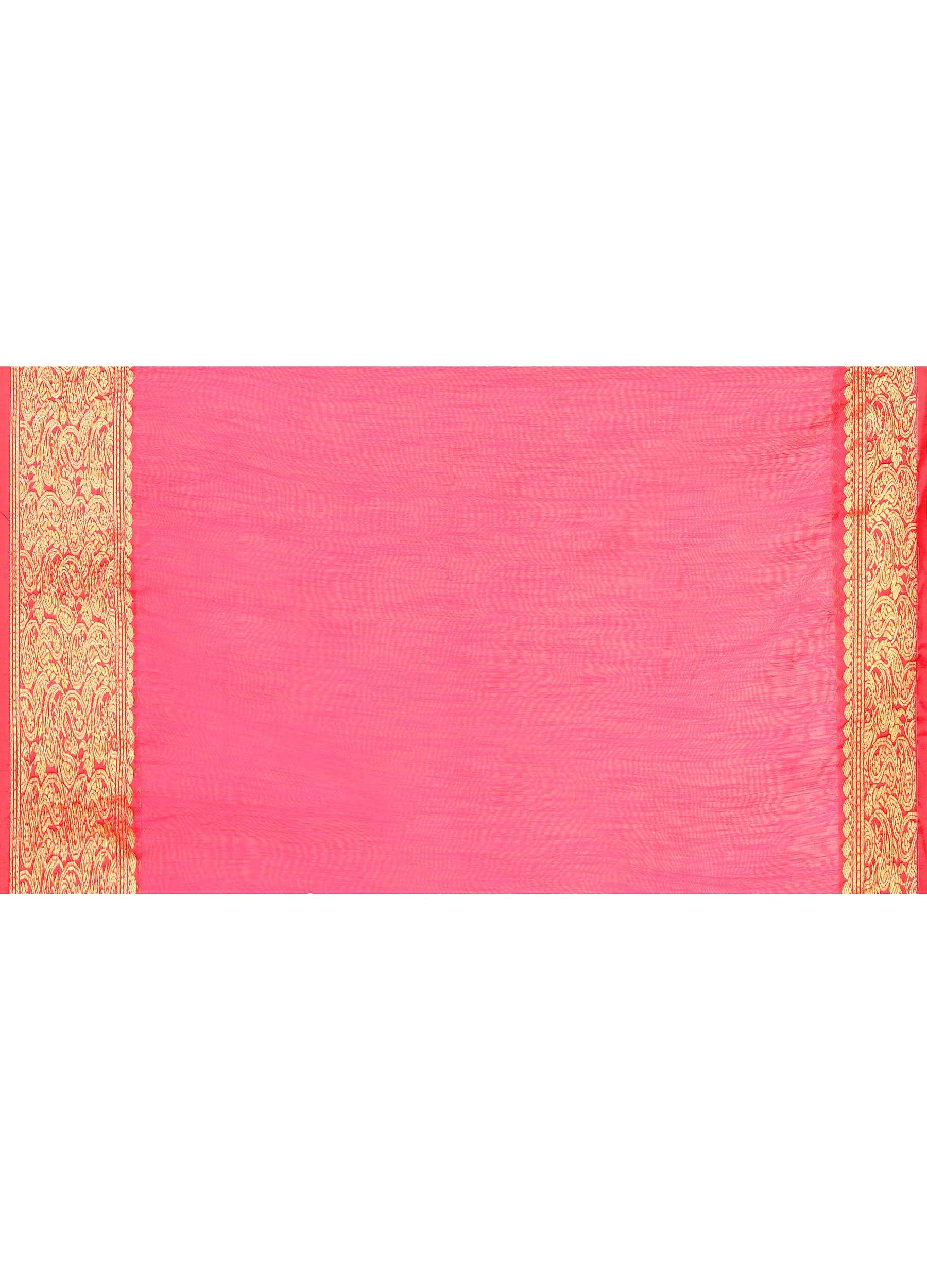 Piyari Fashion Women`s Cotton Blend Rani Handloom Saree With Blouse