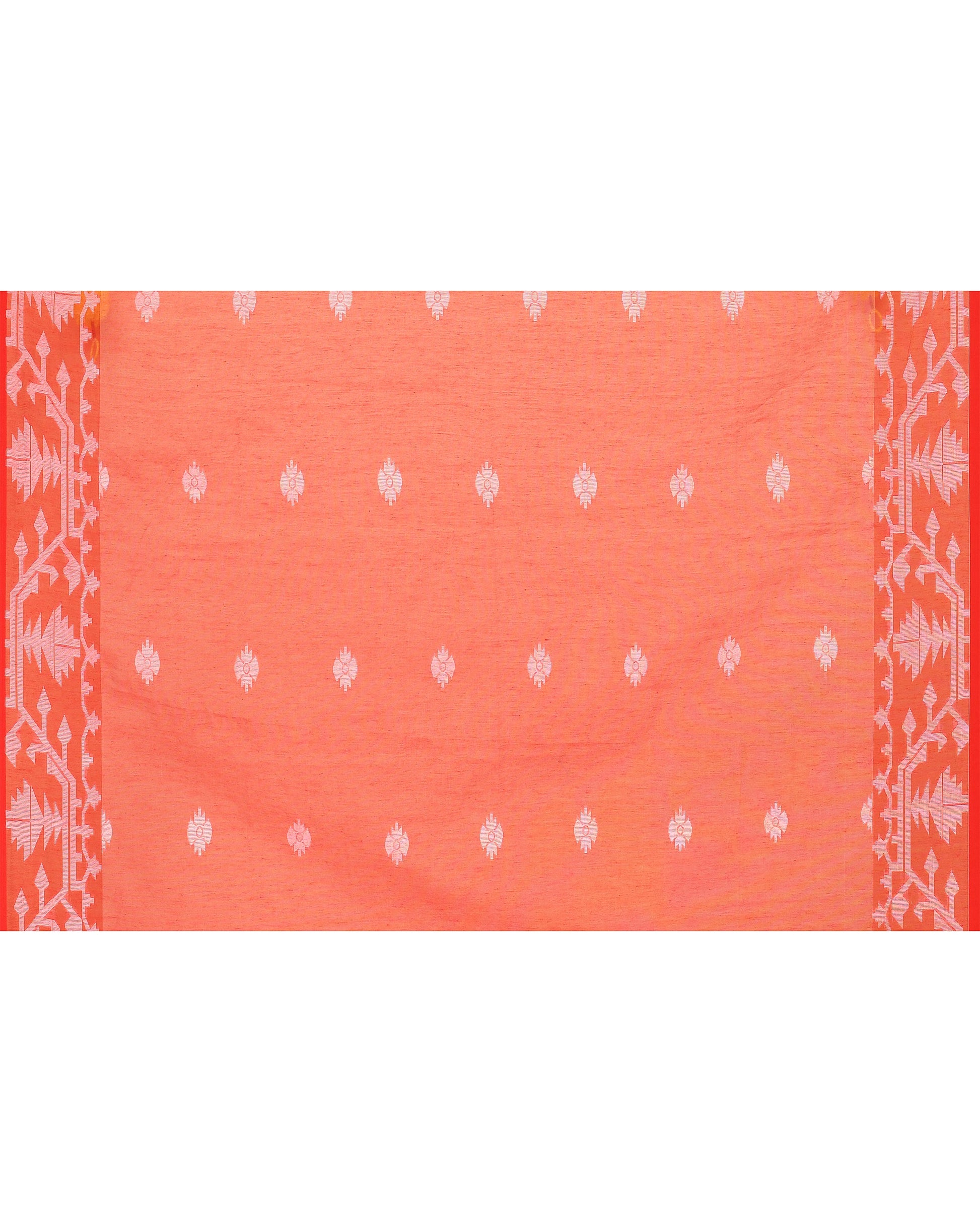 Piyari Fashion Women's Tan Resham Silk Jamdani Saree