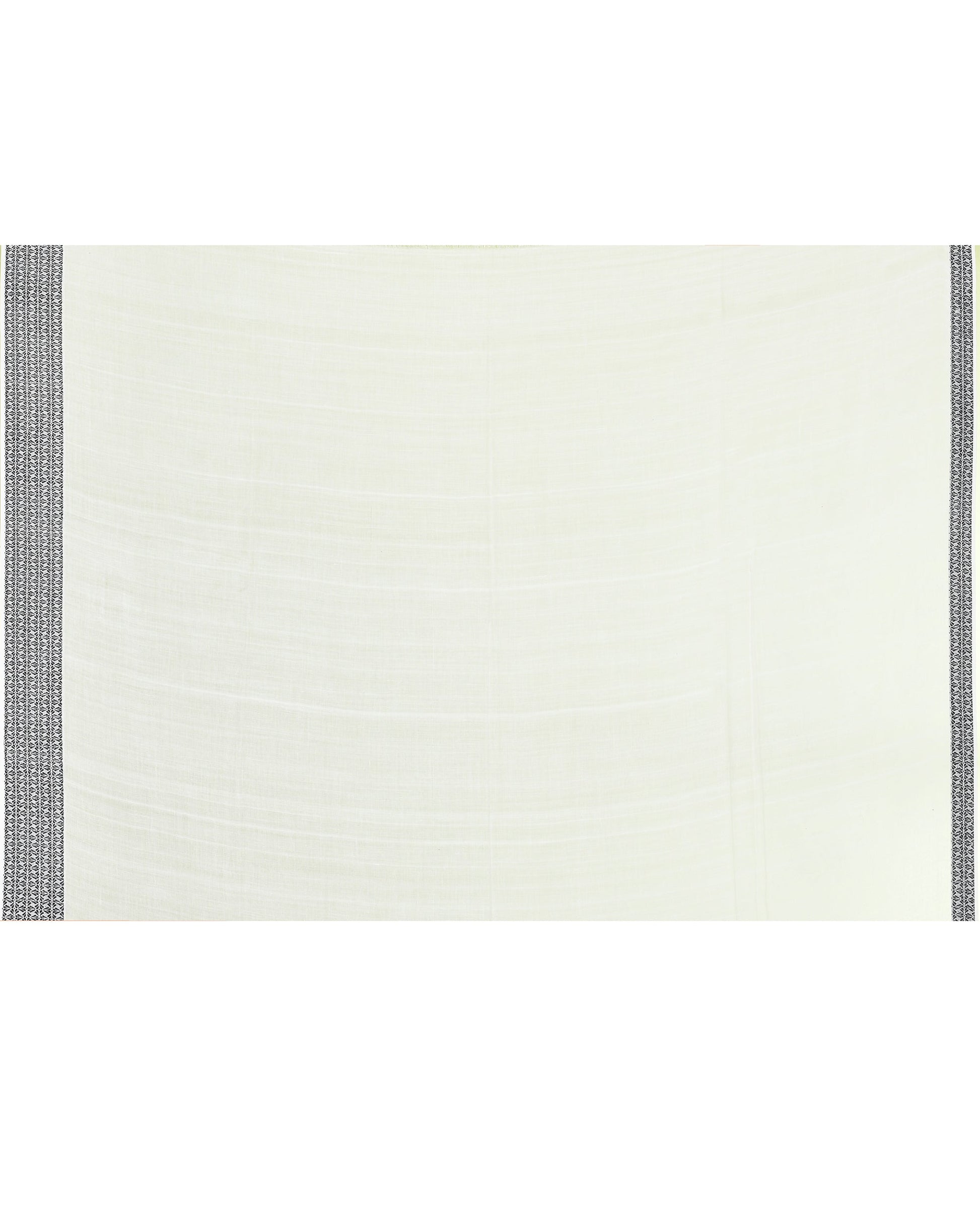 Piyari Fashion Women's White Embellished Cotton Saree