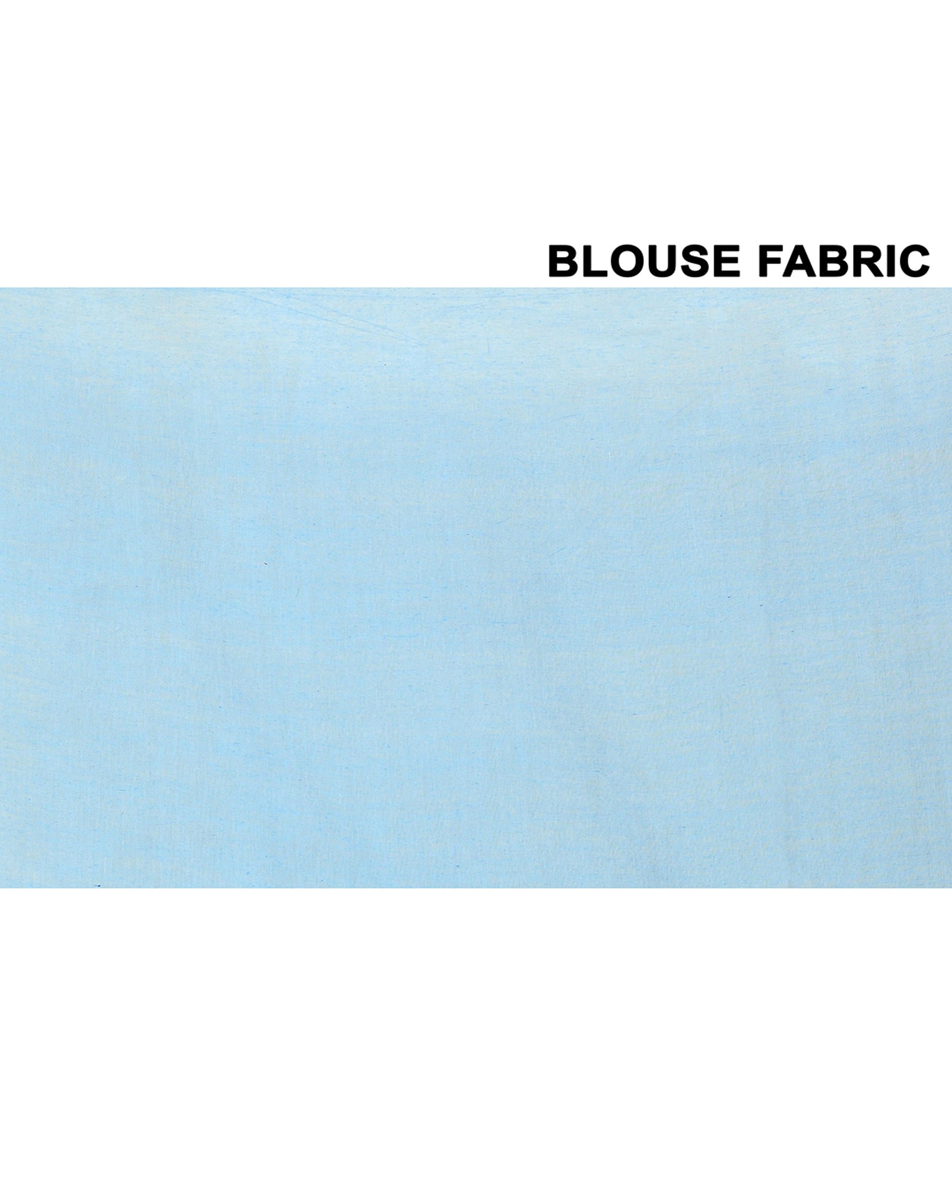 Piyari Fashion Women's Sky Blue Sequin Work Soft Pure Cotton Saree With Blouse Piece
