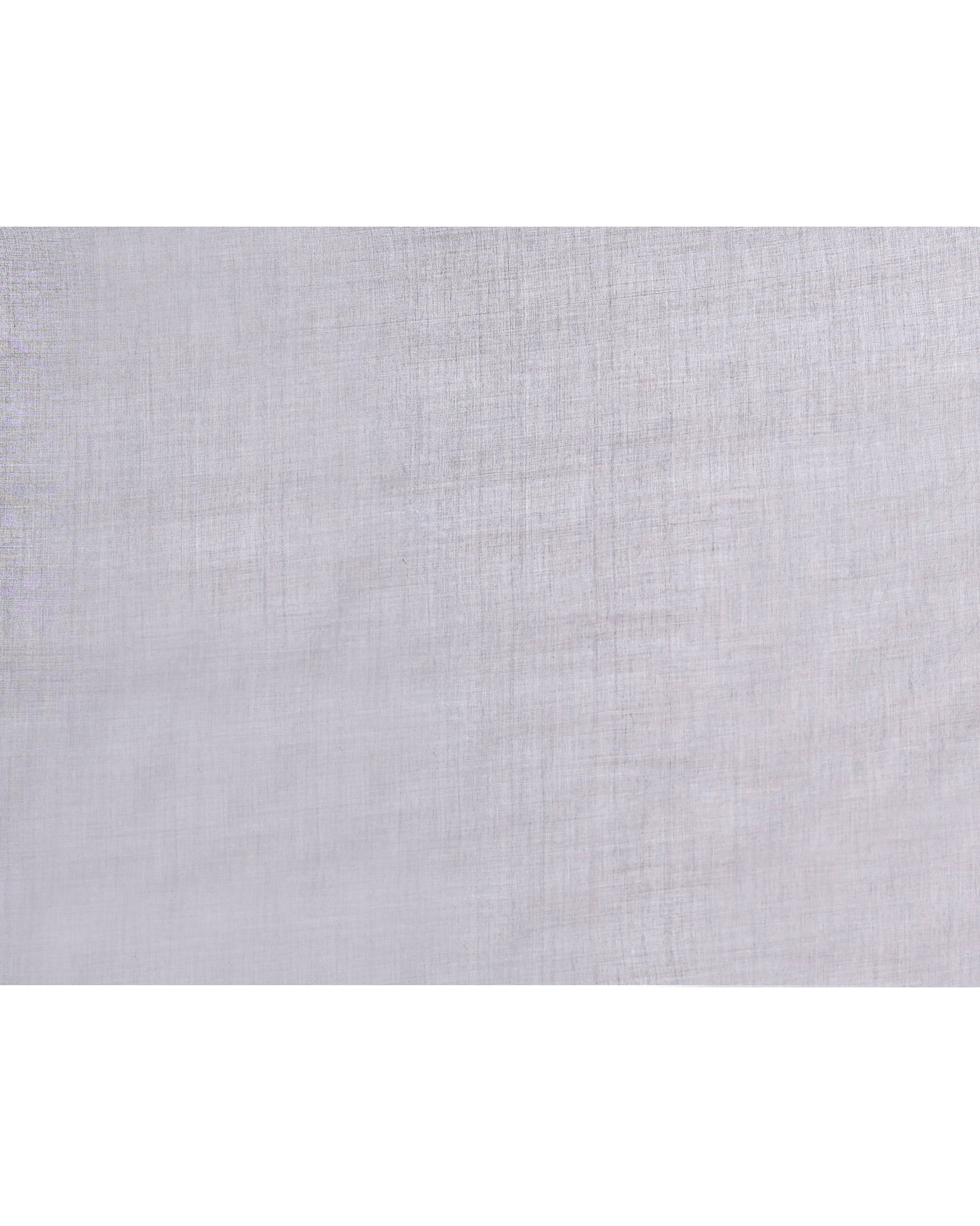 Piyari Fashion Handspun Cotton Silver Grey Handloom Saree With Blouse