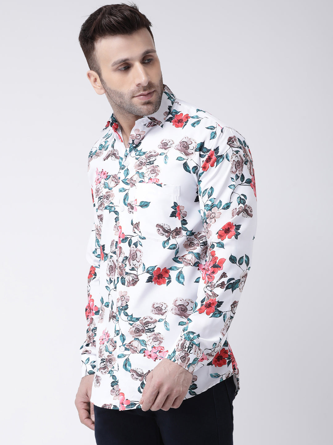 RIAG Multi color Men's Full Sleeves Printed Shirt